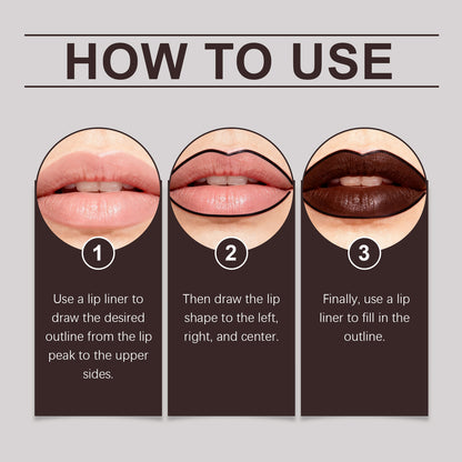 Zephoco Creamy Lip Liner – Smooth Definition & Vivid Lip Look