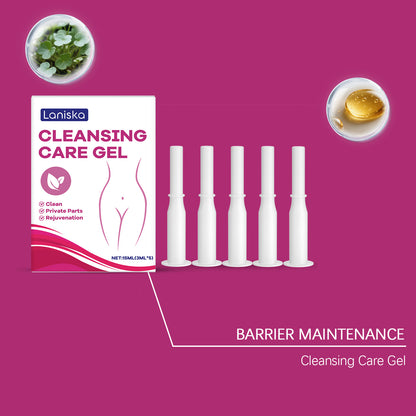 Laniska Women’s Cleansing Care Gel – Gentle Intimate Hygiene Support • Daily Fresh Comfort (15ml × 5pcs)
