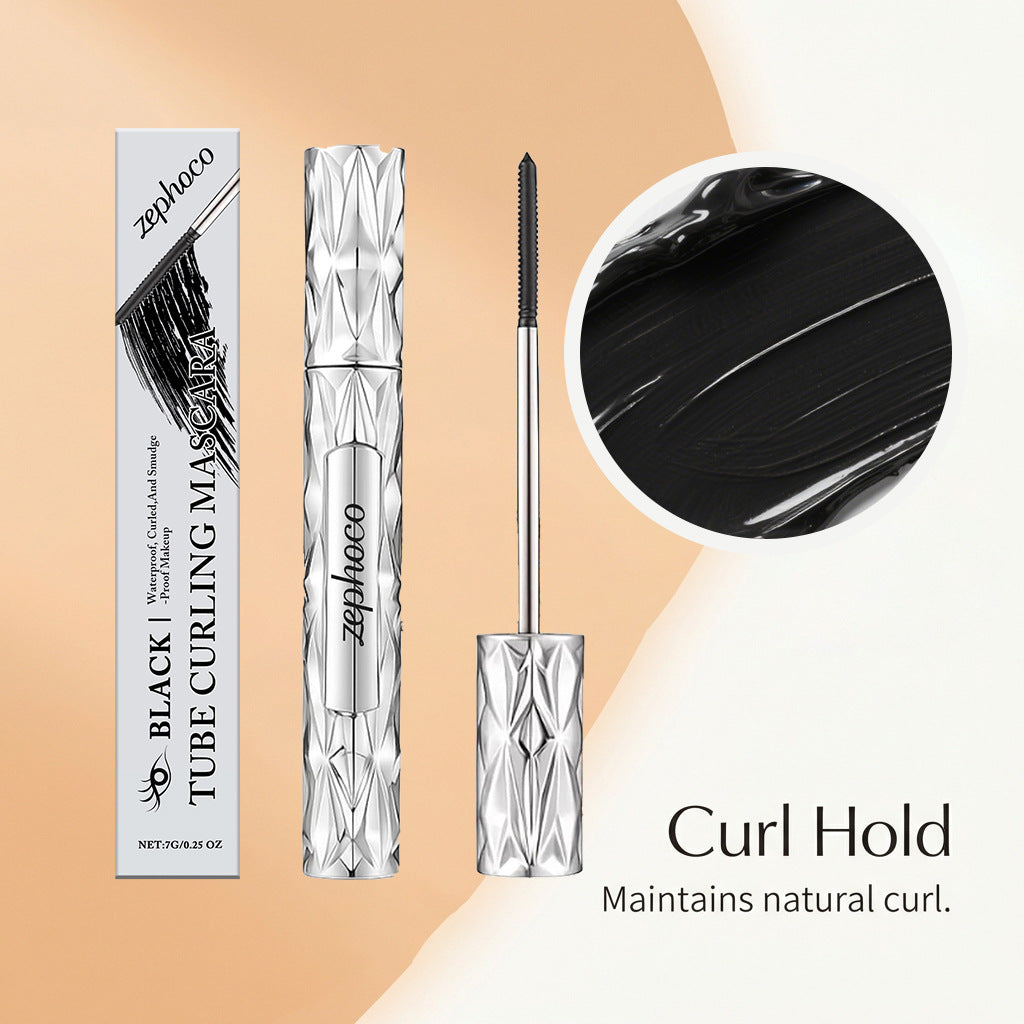 Mascara recourbant en tube Zephoco (Noir/Brun) – Formule waterproof allongeante et nourrissante pour les cils
