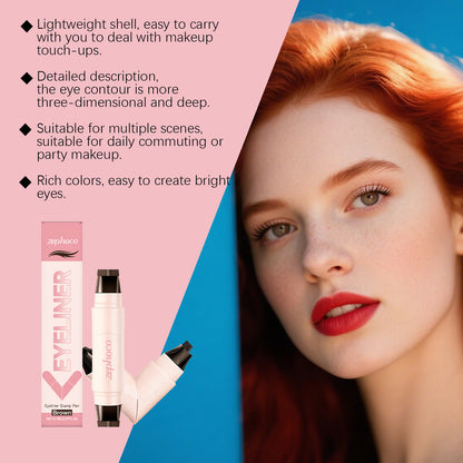 Zephoco Eyeliner Stamp Pen – Quick Winged Eye Makeup Tool