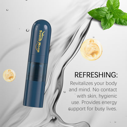 South Moon VitalFlow Men’s Aromatherapy Inhaler – Portable Refreshing Energy Support • Daily Wellness Care (2ml)