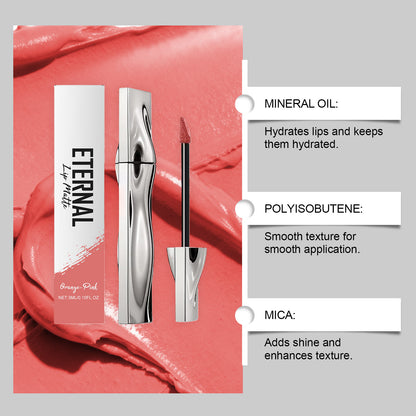 Eternal Matte Lip Gloss – Long-Lasting Soft Matte Liquid Lip Color
