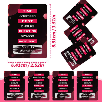 Cartes à gratter romantiques pour couples – Jeu interactif amusant (46 cartes) (18+)