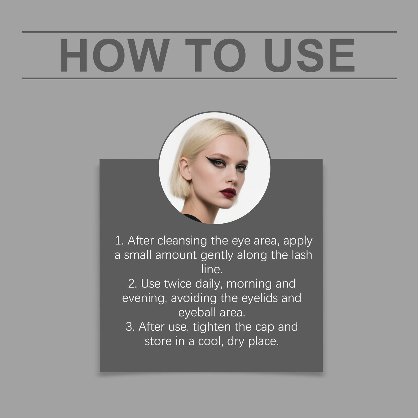 Suero potenciador de pestañas con aceite de ricino: fórmula ligera y nutritiva para el cuidado diario y nocturno de las pestañas.