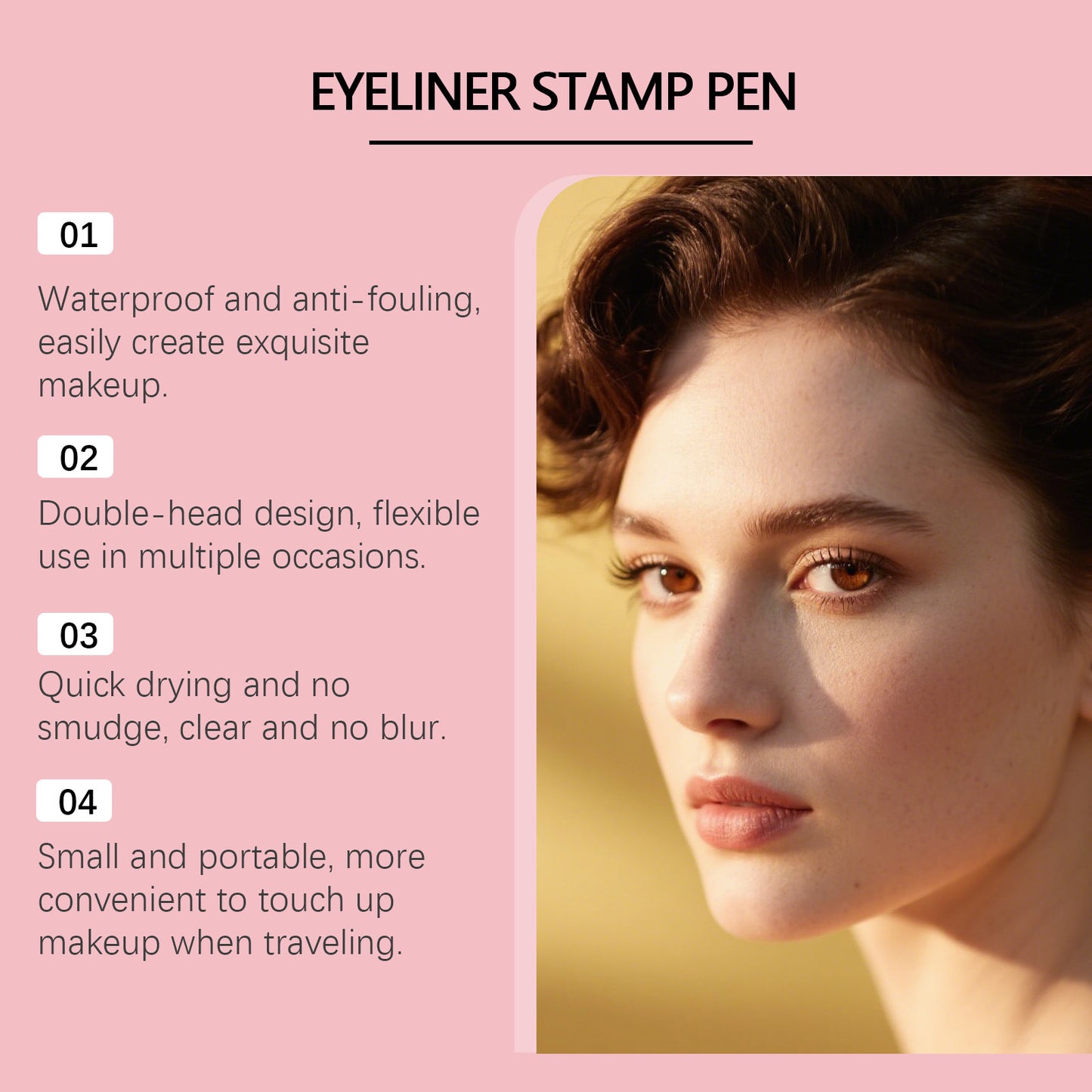 Zephoco Eyeliner Stamp Pen – Quick Winged Eye Makeup Tool
