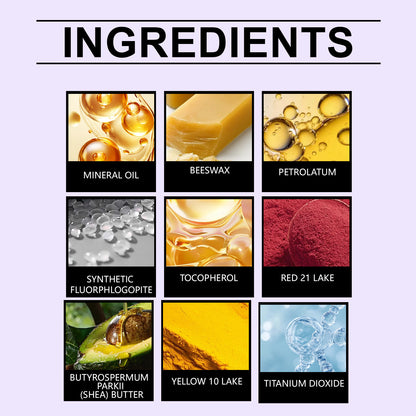 Zephoco Lip Jelly Duo Set – Rouge à lèvres fini brillant et mat