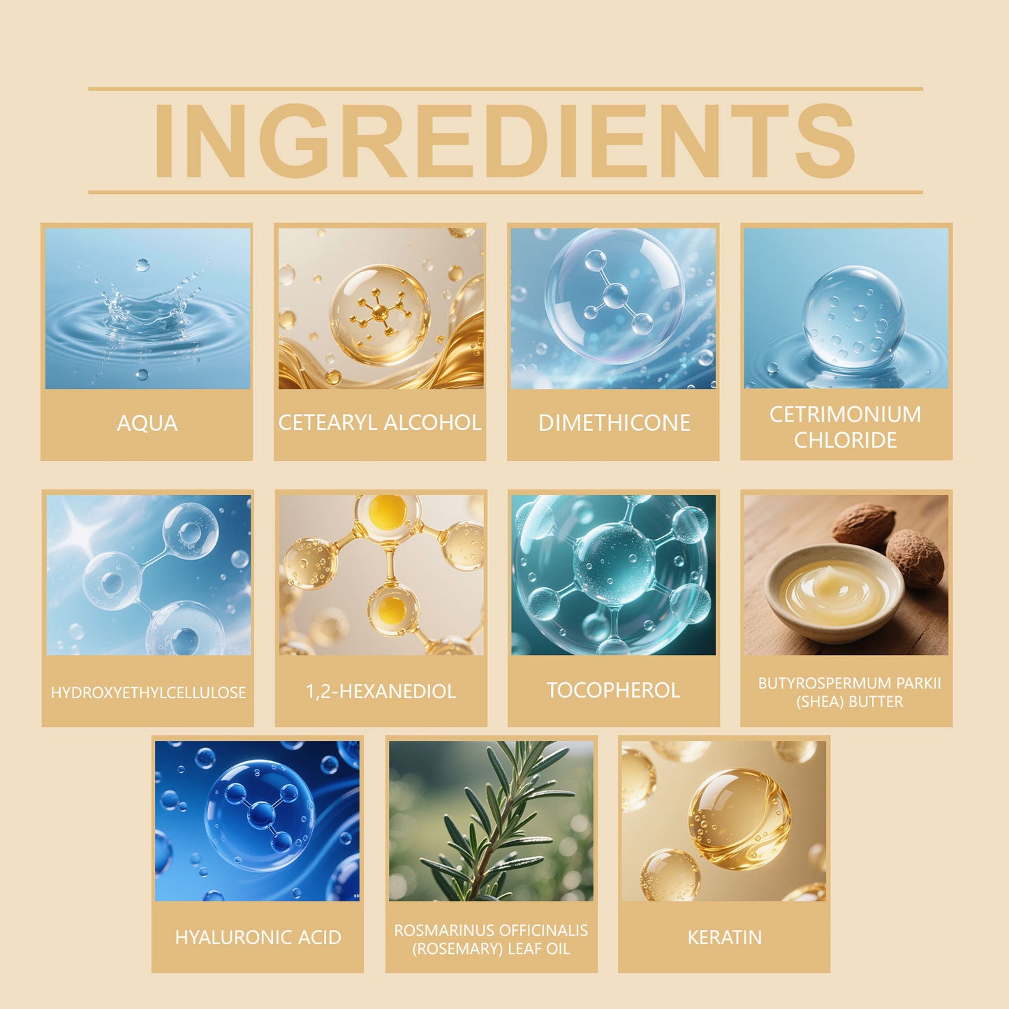 Mascarilla capilar revitalizante Hoegoa 8S: restaura el cabello dañado por la coloración (100 g)