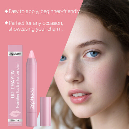 Zephoco Lip Crayon – Lightweight, Beginner-Friendly Color Stick