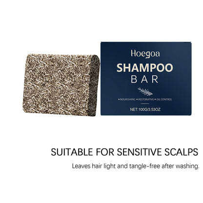 Shampoing solide nourrissant Hoegoa – Réparateur et régulateur de sébum pour cuir chevelu sensible 100 g