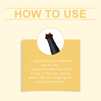 Stylo à faux poils Zephoco à double embout – Faux poils effet naturel et formule à séchage rapide