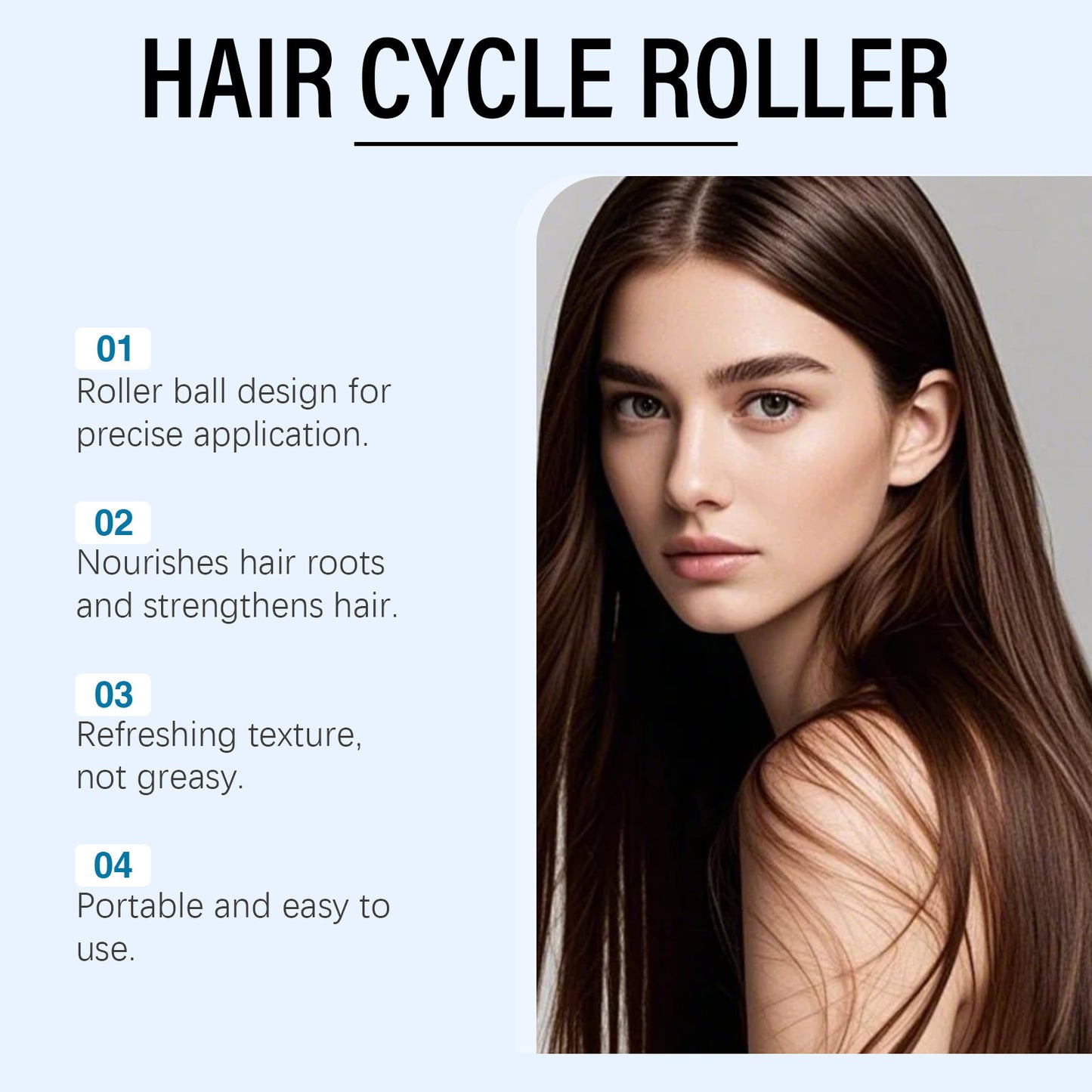 Rouleau capillaire – Sérum nourrissant pour cuir chevelu et cheveux 30 ml