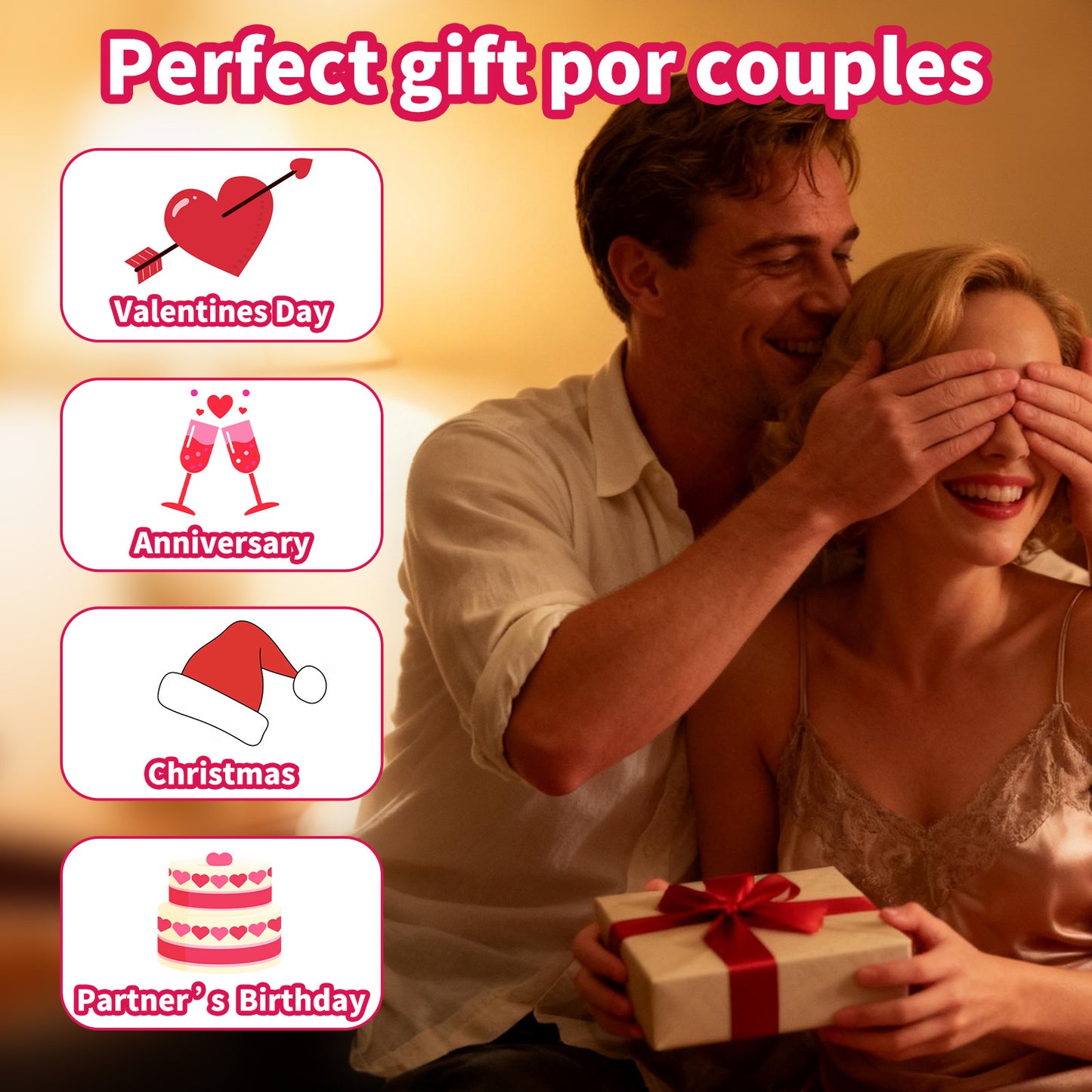Cartes de jeu interactives pour couples – Amusant et romantique (50 cartes) (18+)