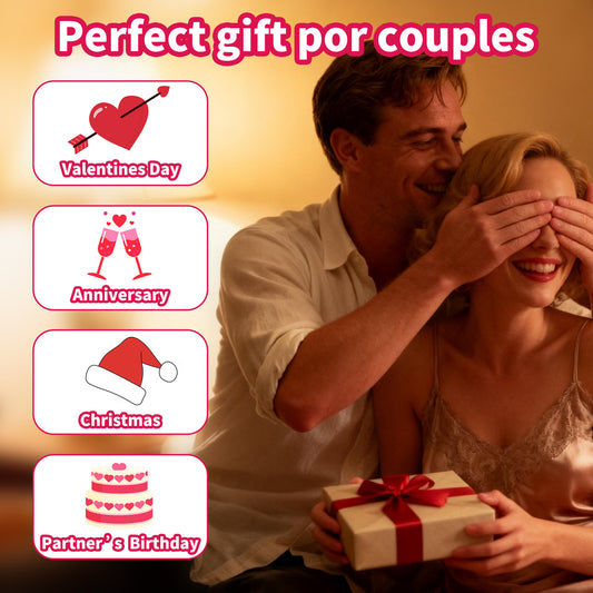 Couples Interactive Bedroom Game Cards – Playful & Romantic Fun (50 Cards) (18+)