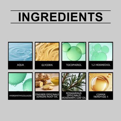 Esencia capilar con péptidos de cobre: ​​suero nutritivo para el cuero cabelludo y el cabello (30 ml)