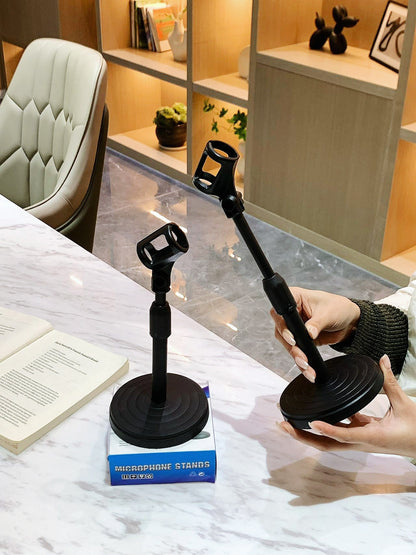 Support de microphone de table réglable – Support de micro flexible pour le streaming, le podcast et le chant