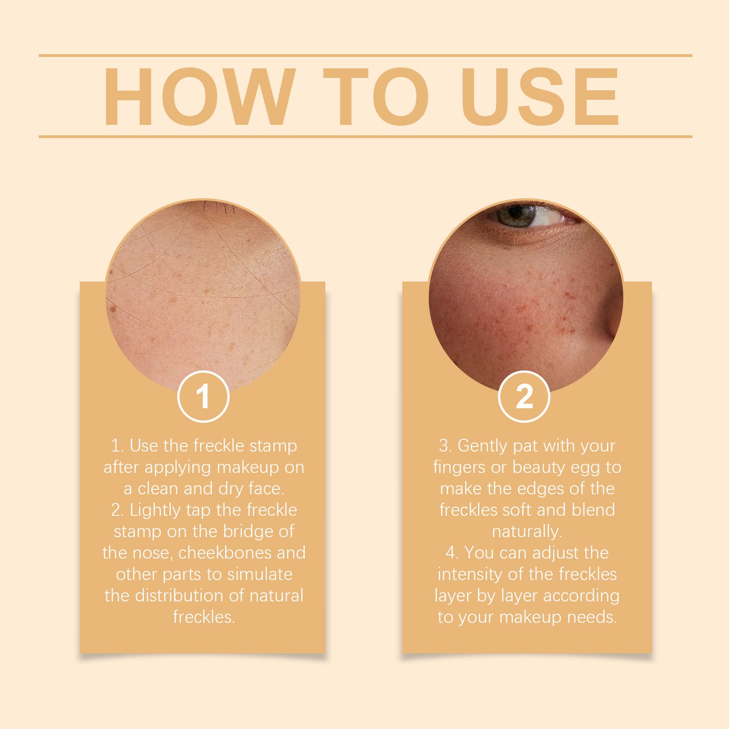 Zephoco Faux Freckle Stamp Pen – Natural-Looking Makeup Effect & Easy Control