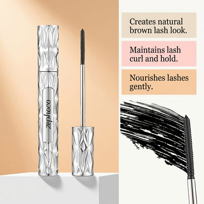 Mascara recourbant en tube Zephoco (Noir/Brun) – Formule waterproof allongeante et nourrissante pour les cils
