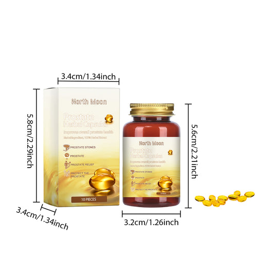North Moon Herbal Wellness Capsules – Daily Men’s Health Support Supplement (10 Capsules)