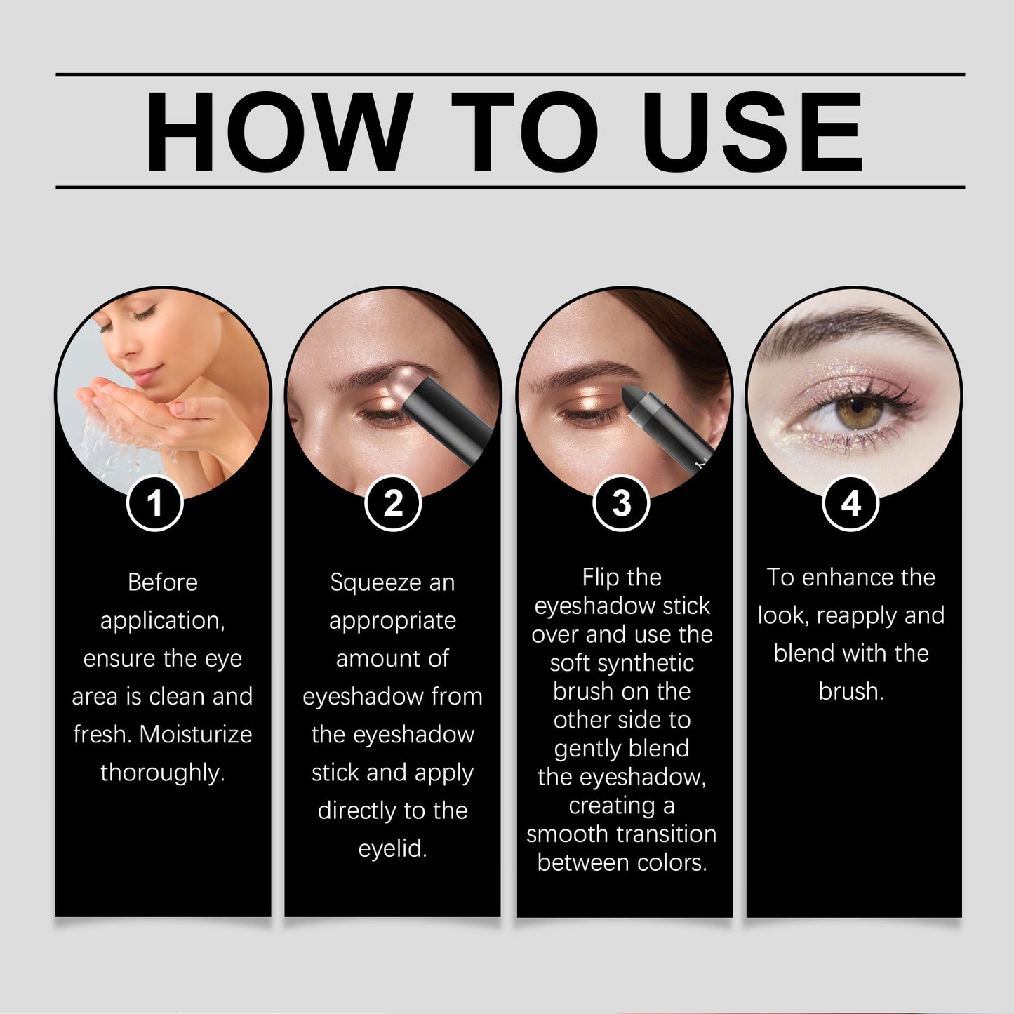 Zeylkoo Eyeshadow Stick – Smooth, Waterproof & Easy-Blend Eye Color Pen