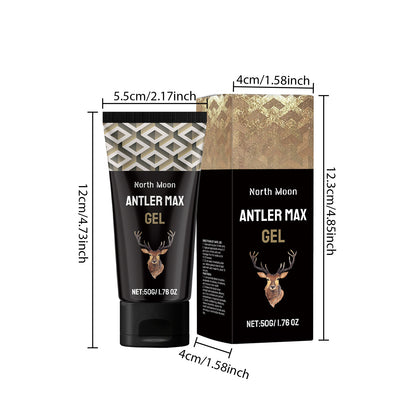 North Moon Antler Max Gel – Lightweight Hydrating Body Care Gel for Daily Massage (50g)