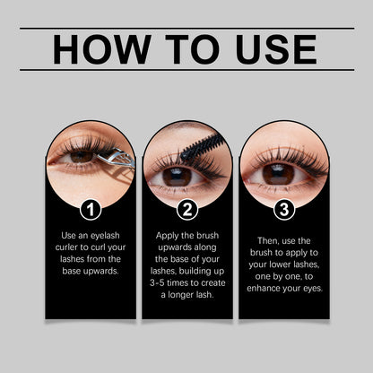 Zephoco Curl Hold Mascara – Long-Lasting Lift, Smooth Application, No Flaking