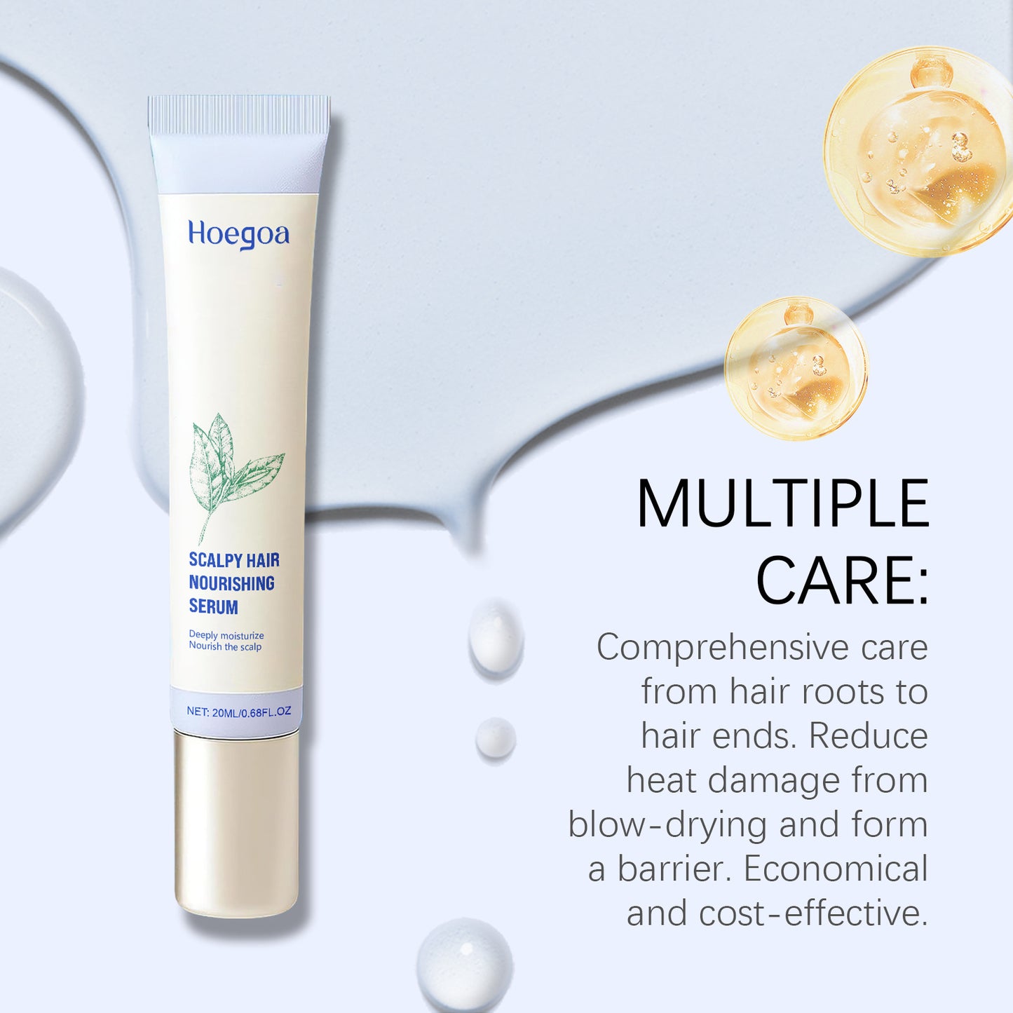 Suero nutritivo para el cuero cabelludo: cuidado ligero y no graso