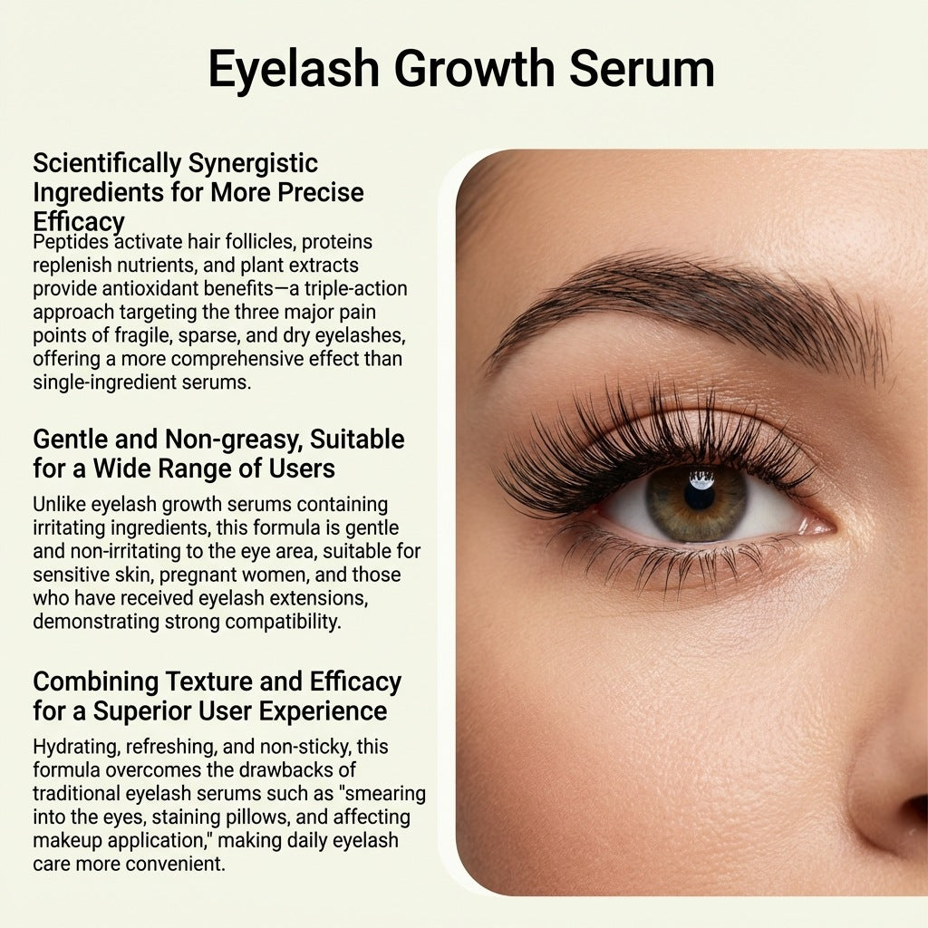 Zephoco Eyelash & Brow Conditioning Serum – Lightweight Care Essence