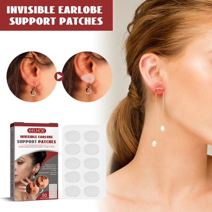 EELHOE Invisible Earlobe Support Patches – Lightweight Earring Support Pads