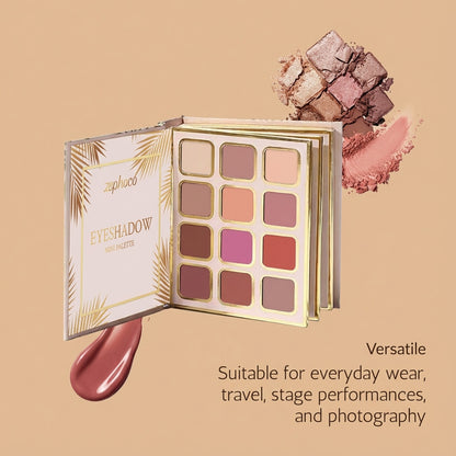 Zephoco Eyeshadow Mini Palette – Rich Pigment & Long-Lasting Smooth Finish