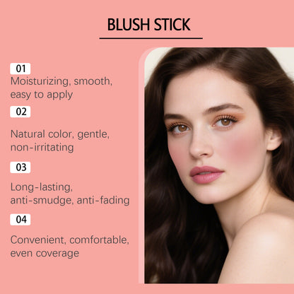 Zephoco Cream Blush Stick – Creamy Blendable Color for Natural Cheeks