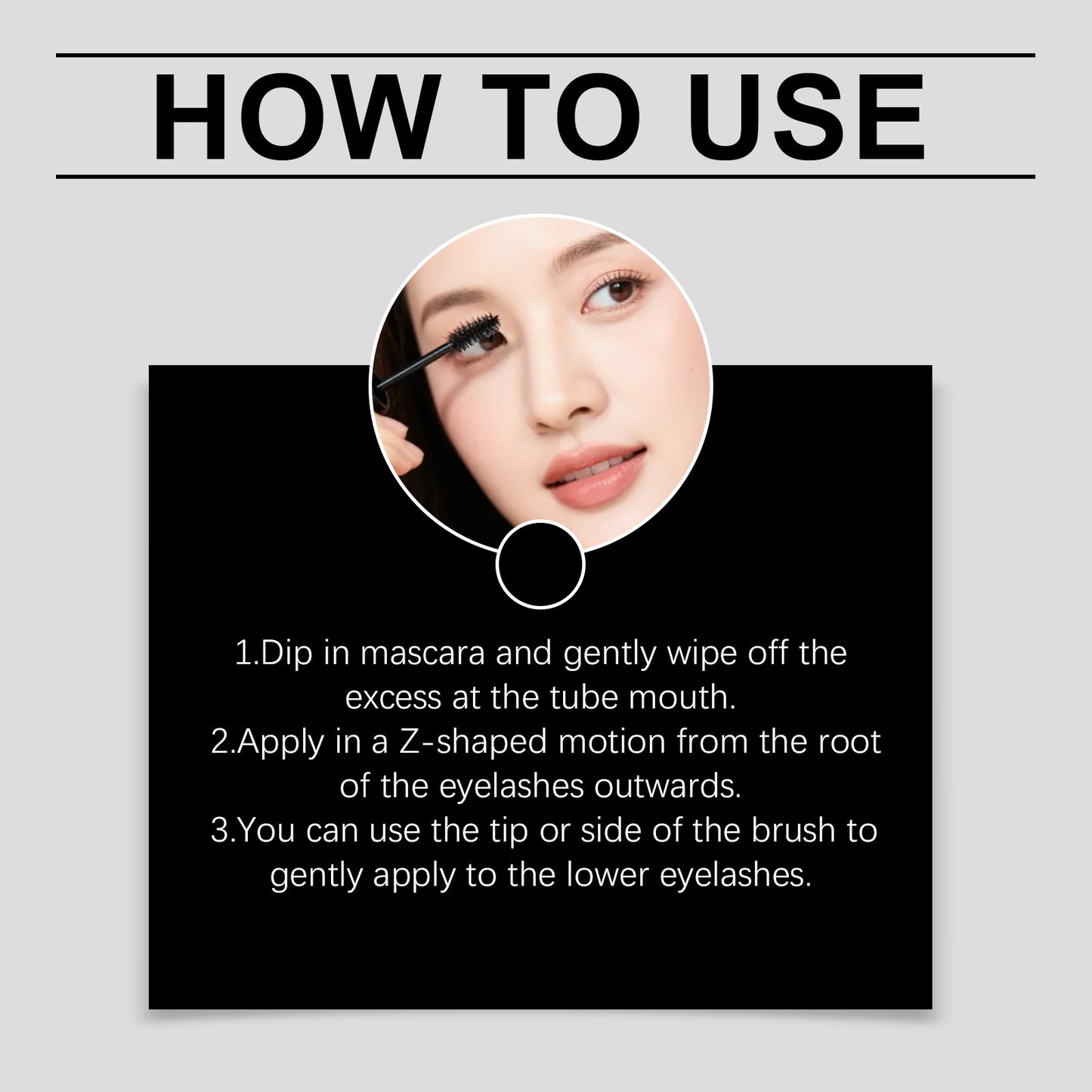 Zephoco Lash Lengthening & Volumizing Mascara – Lightweight Waterproof Long-Lasting Formula