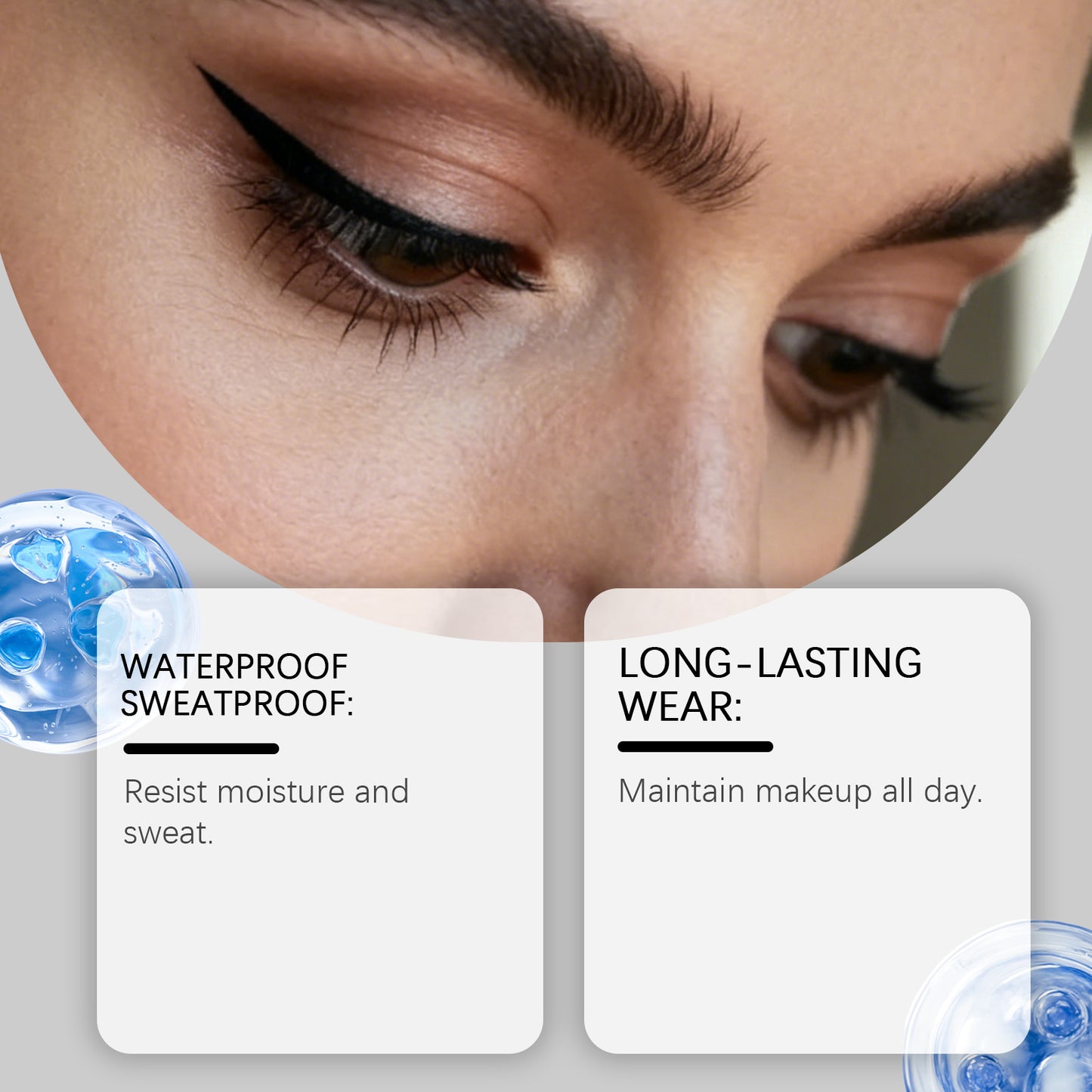 Delineador de ojos en gel Zephoco: lápiz de ojos suave, preciso y resistente al agua