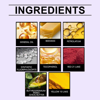 Zephoco Lip Jelly Duo Set – Rouge à lèvres fini brillant et mat