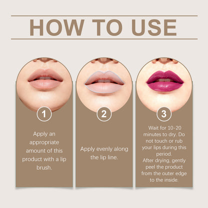 Zephoco Lip Stain Masque – Matte Long-Wearing Lip Color with Precision Applicator