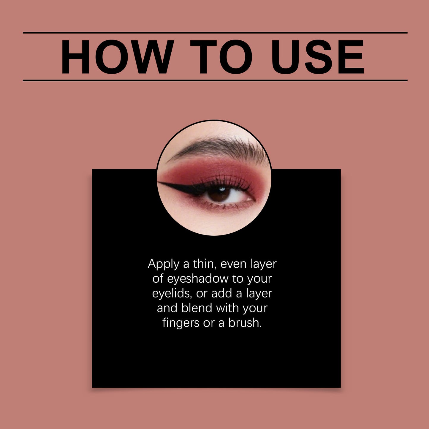 Sombra de ojos líquida Zephoco: secado rápido, suave y resistente a las manchas (varios tonos)