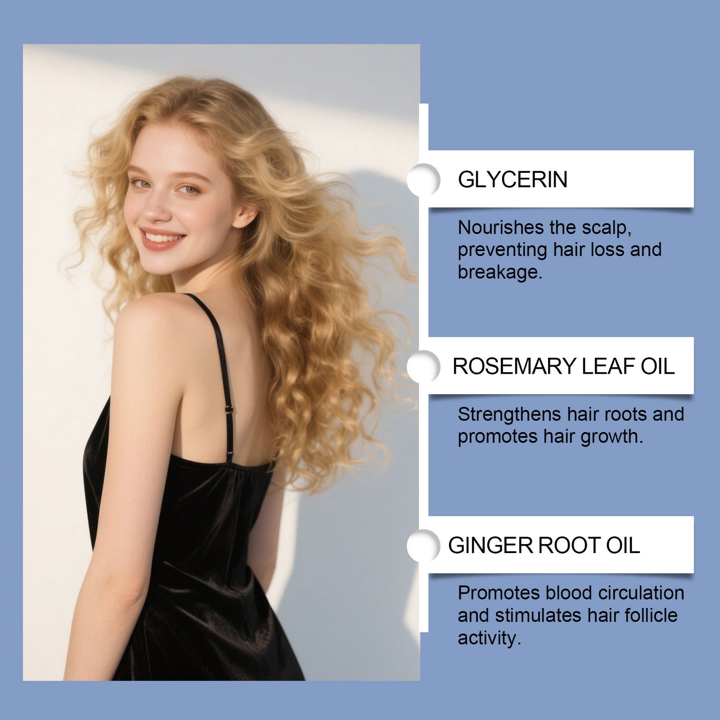 Hoegoa Hair Care Serum Roll-On – Hidratación profunda y nutrición del cuero cabelludo (30 ml)