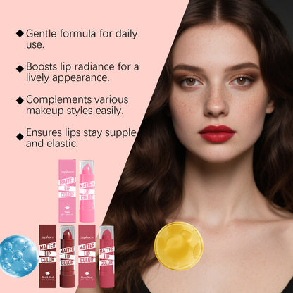 Zephoco Matter Lip Color – Smooth Matte Finish for Defined, Comfortable Lips