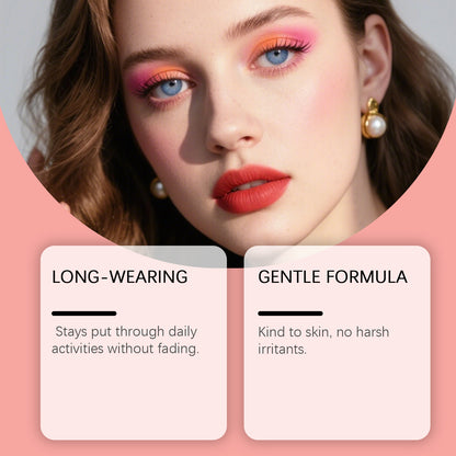 Rubor en crema translúcido dorado Zephoco: brillo perlado y acabado suave