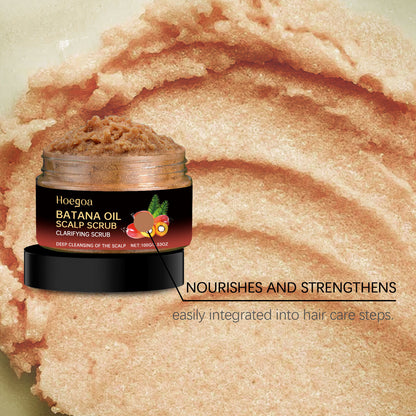 Exfoliante para el cuero cabelludo con aceite de Hoegoa Batana: cuidado clarificante y de limpieza profunda (100 g)