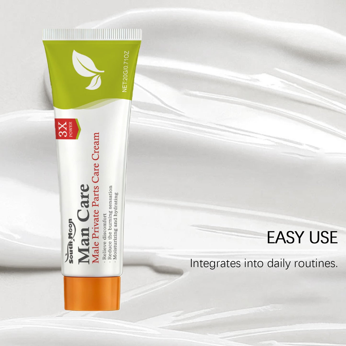 Fluvaris Men’s Intimate Care Cream – Lightweight Hydrating Skin Comfort Cream (50g)