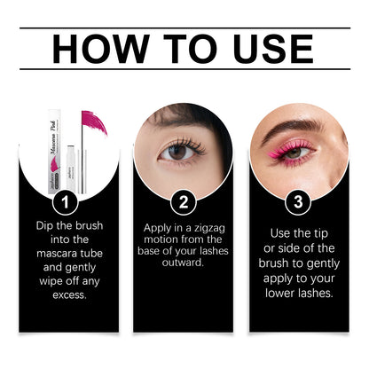 Máscara de pestañas Zephoco: fórmula resistente al agua, suave y sin grumos