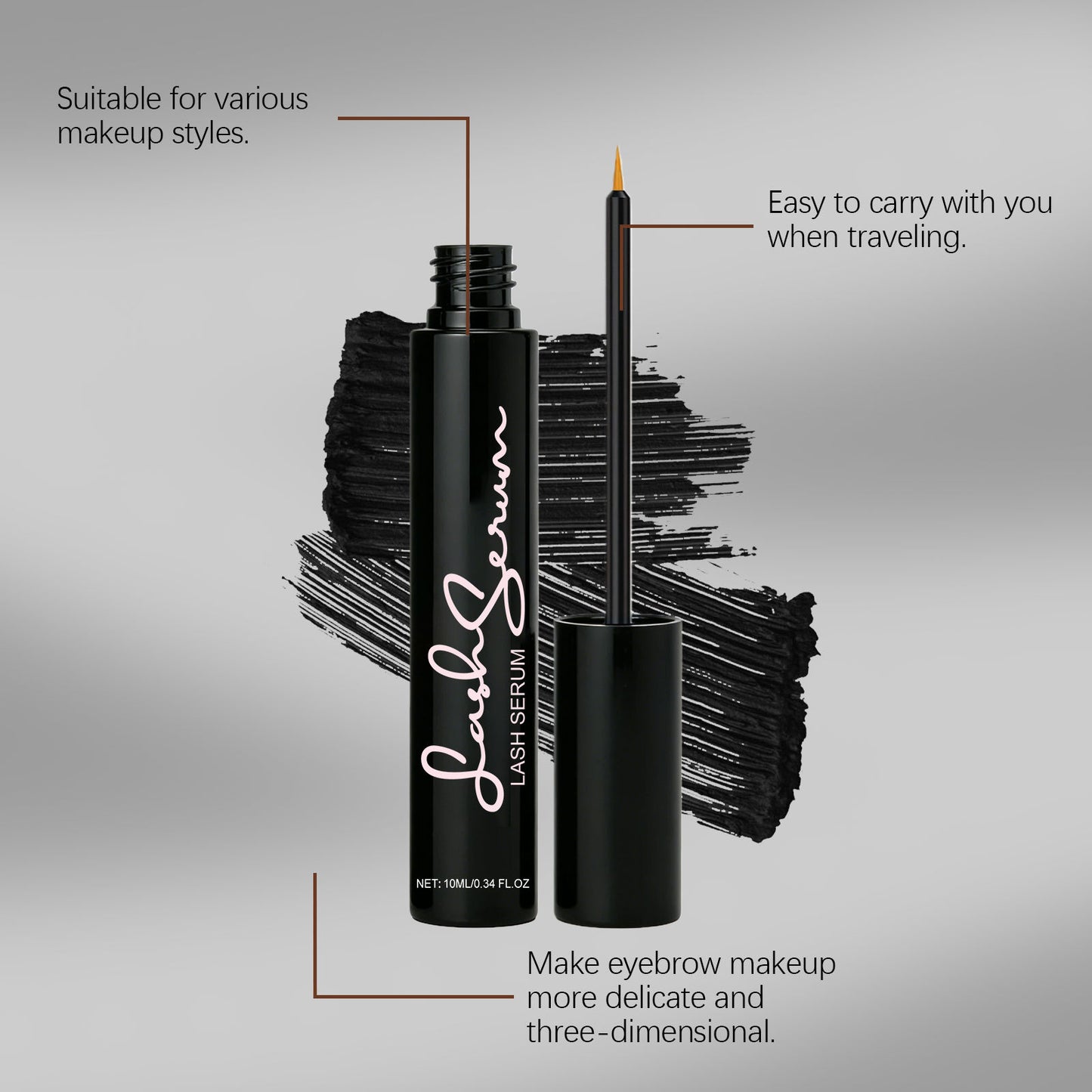 Zephoco Twist-Up Lash Serum Pen – Lightweight Lash Care & Definition Tool