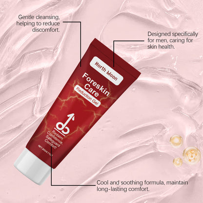 North Moon Men’s Foreskin Care Gel – Gentle Soothing & Daily Intimate Skin Care Gel (20g)