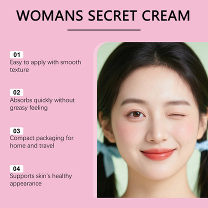 Fluvaris Women’s Secret Care Cream – Gentle Hydration & Daily Intimate Care • Lightweight Moisturizing Support (30g)