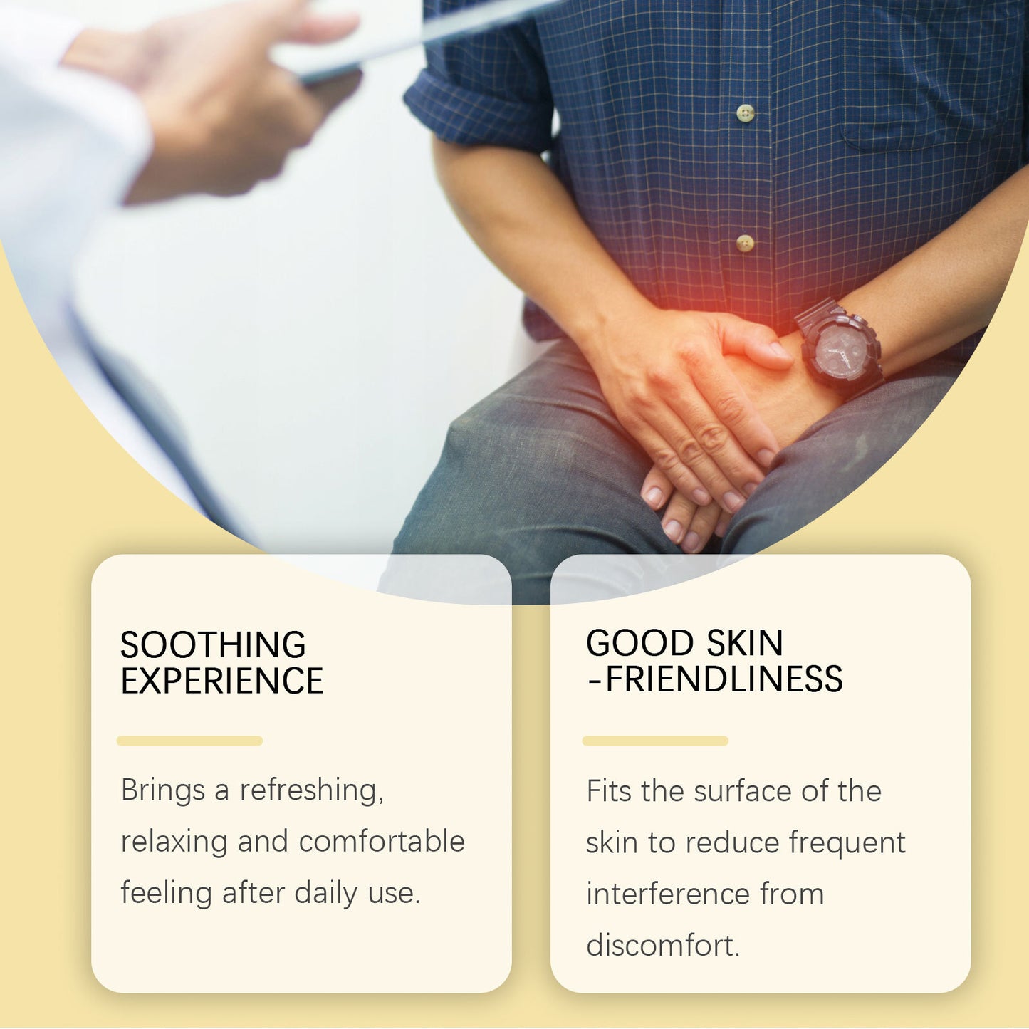 Patchs Laniska pour le soin de la prostate – Patchs chauffants doux pour le bien-être corporel et le confort quotidien (8 pièces)