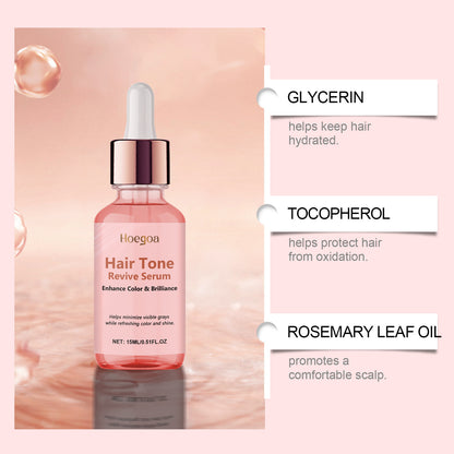 Suero revitalizante del tono capilar Hoegoa: realza el color y el brillo (15 ml)
