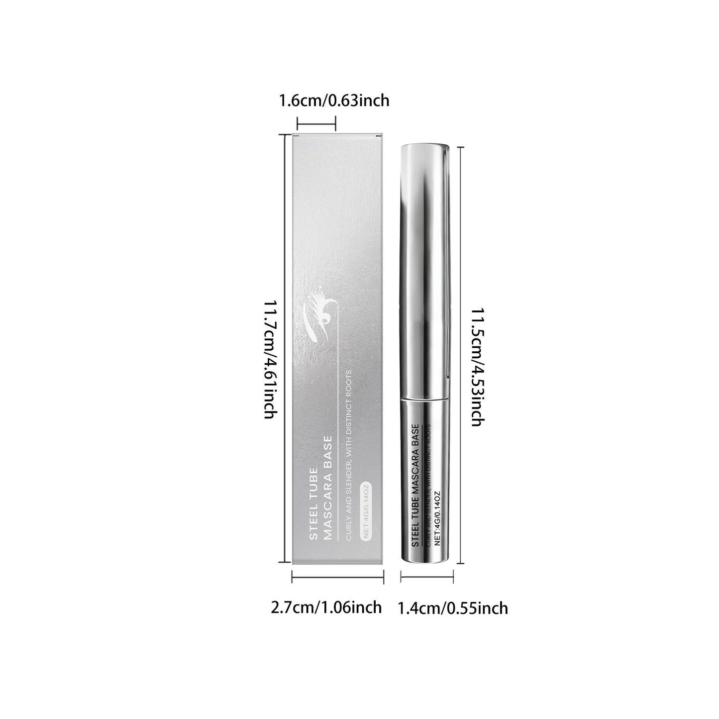 Base de mascara Zephoco Steel Tube – Base légère pour préparer et définir les cils