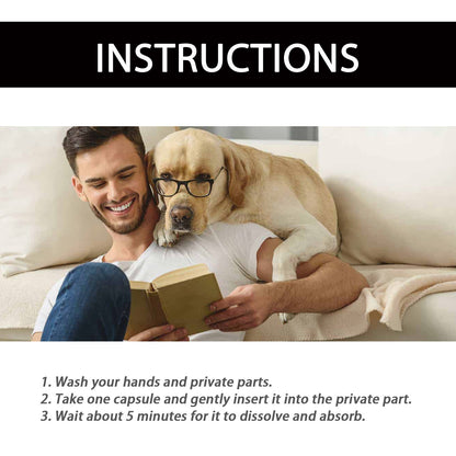 North Moon Herbal Wellness Capsules – Daily Men’s Health Support Supplement (10 Capsules)