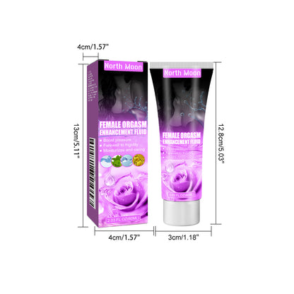 North Moon Floral Comfort Moisturizing Gel – Gentle Hydration & Daily Intimate Care • Rose Essence (60ml)