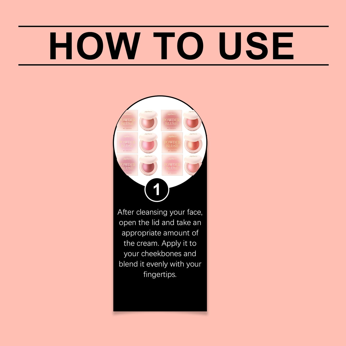 Zephoco Soft Luminous Powder Blush – Lightweight, Blendable Cheek Color